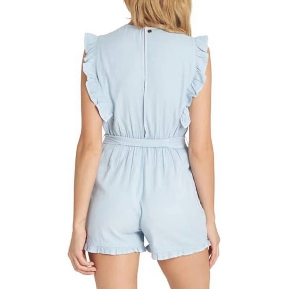 Billabong Sunny Garden Chambray Romper - Picture 2 of 10